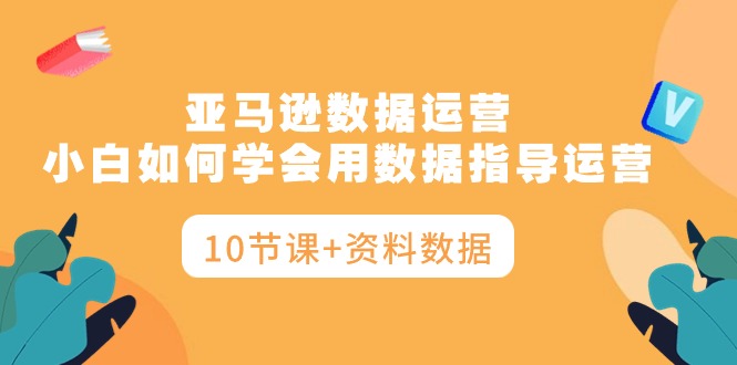 （10158期）亚马逊数据运营，小白如何学会用数据指导运营（10节课+资料数据）