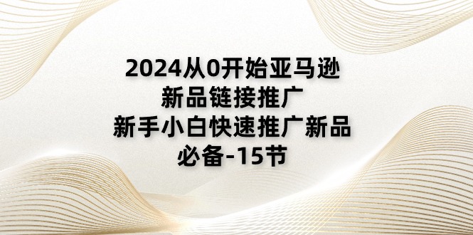 （11224期）2024从0开始亚马逊新品链接推广，新手小白快速推广新品的必备-15节