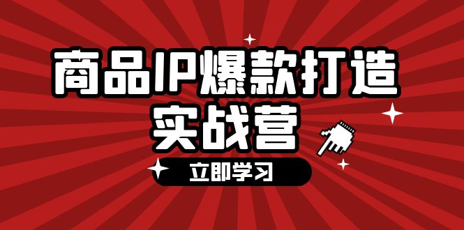 （12136期）商品-IP爆款打造实战营【第四期】，手把手教你打造商品IP，爆款 不断